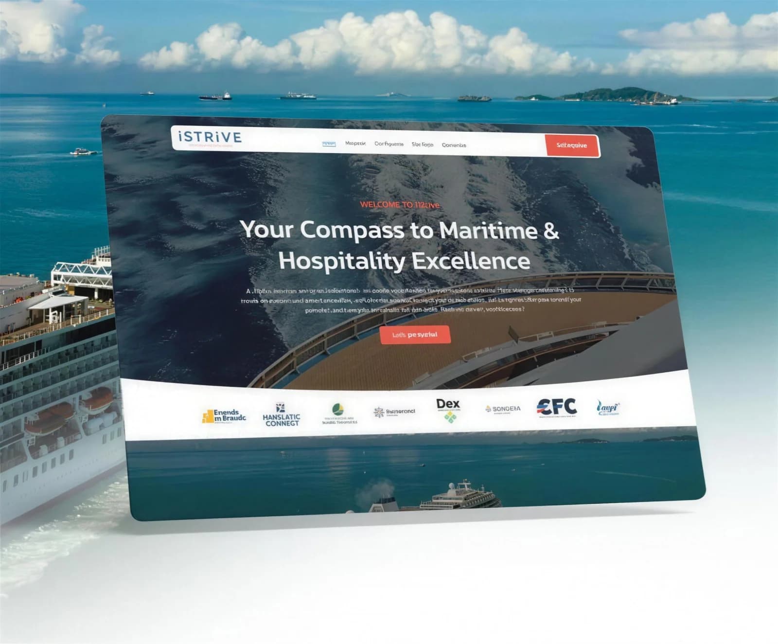 iStrive Marine website screenshot